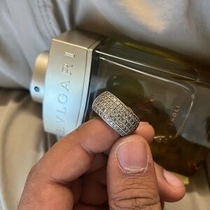 Men's Silver and Gold Tone Ring